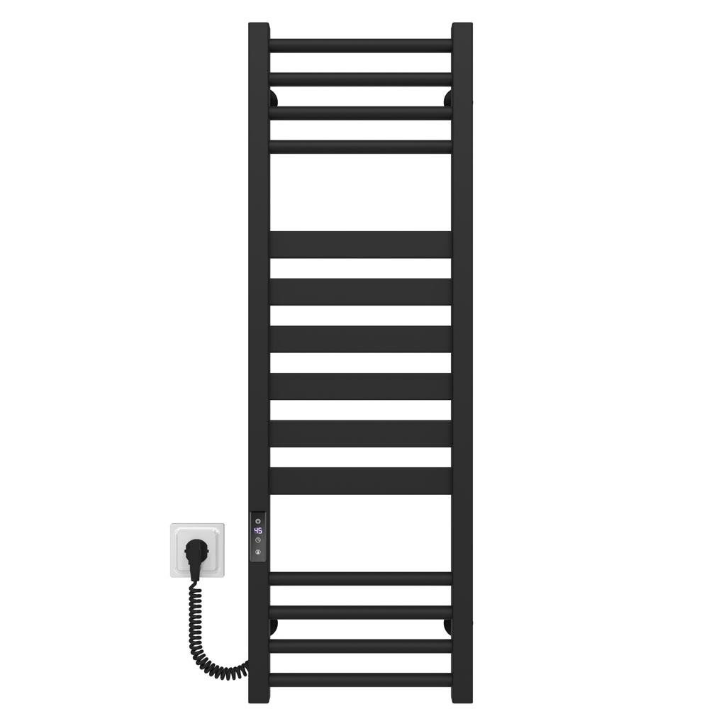 Полотенцесушитель электрический HeatPro Vivian P14 углеродистая сталь/левостороннее подключение 1000x400 мм Черный (BH-VV100040014EBL)