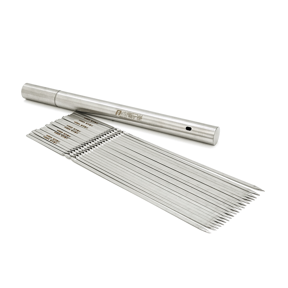 Набор шампуров VOLTRONIC в нержавеющей тубе 40 см 20 шт. (34312)