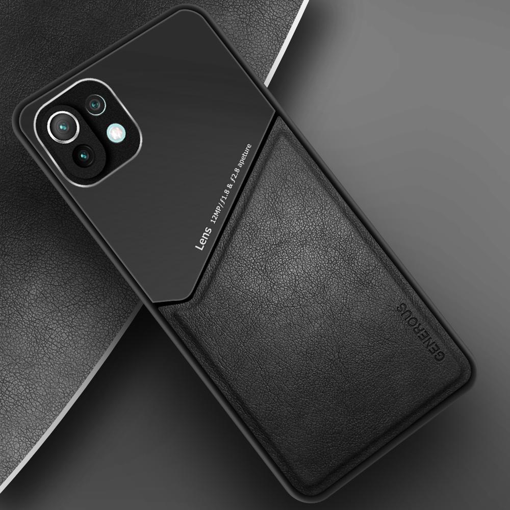 Комбінований чохол Generous на Xiaomi Mi 11 Lite Black (24162-2B) Комбінований чохол Generous на Xiaomi Mi 11 Lite Black (24162-2B)