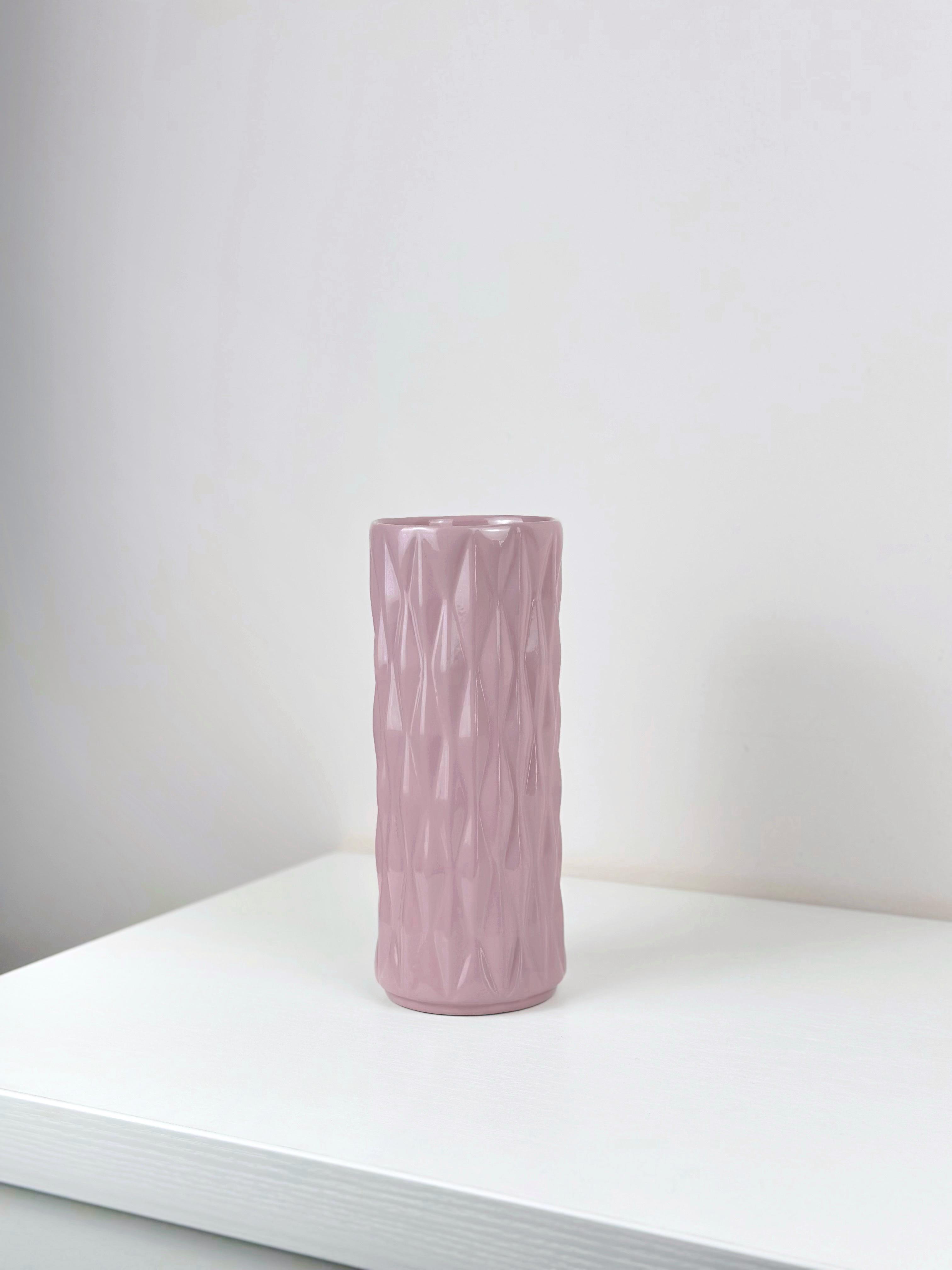 Ваза для квітів і декору глиняна керамічна Кристал 20 см Фіолетовий (4001-13) - фото 7 Ваза для квітів і декору глиняна керамічна Кристал 20 см Фіолетовий (4001-13) - фото 7