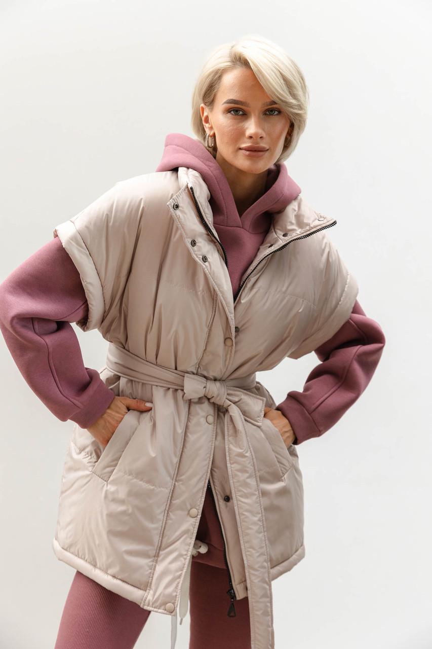 Жилет женский XXL-3XL Бежевый (2738604605)