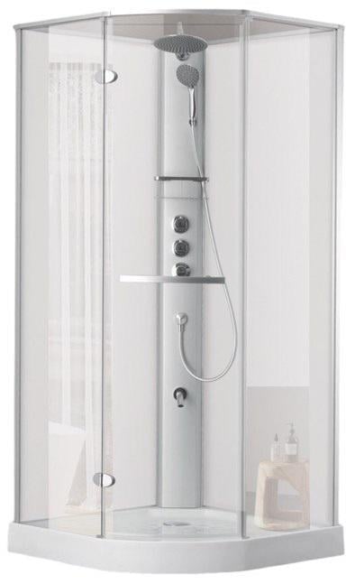 Душевой бокс Dusel Avenue 950x950x2100 мм прозрачное стекло Сатин (14023452) Душевой бокс Dusel Avenue 950x950x2100 мм прозрачное стекло Сатин (14023452)