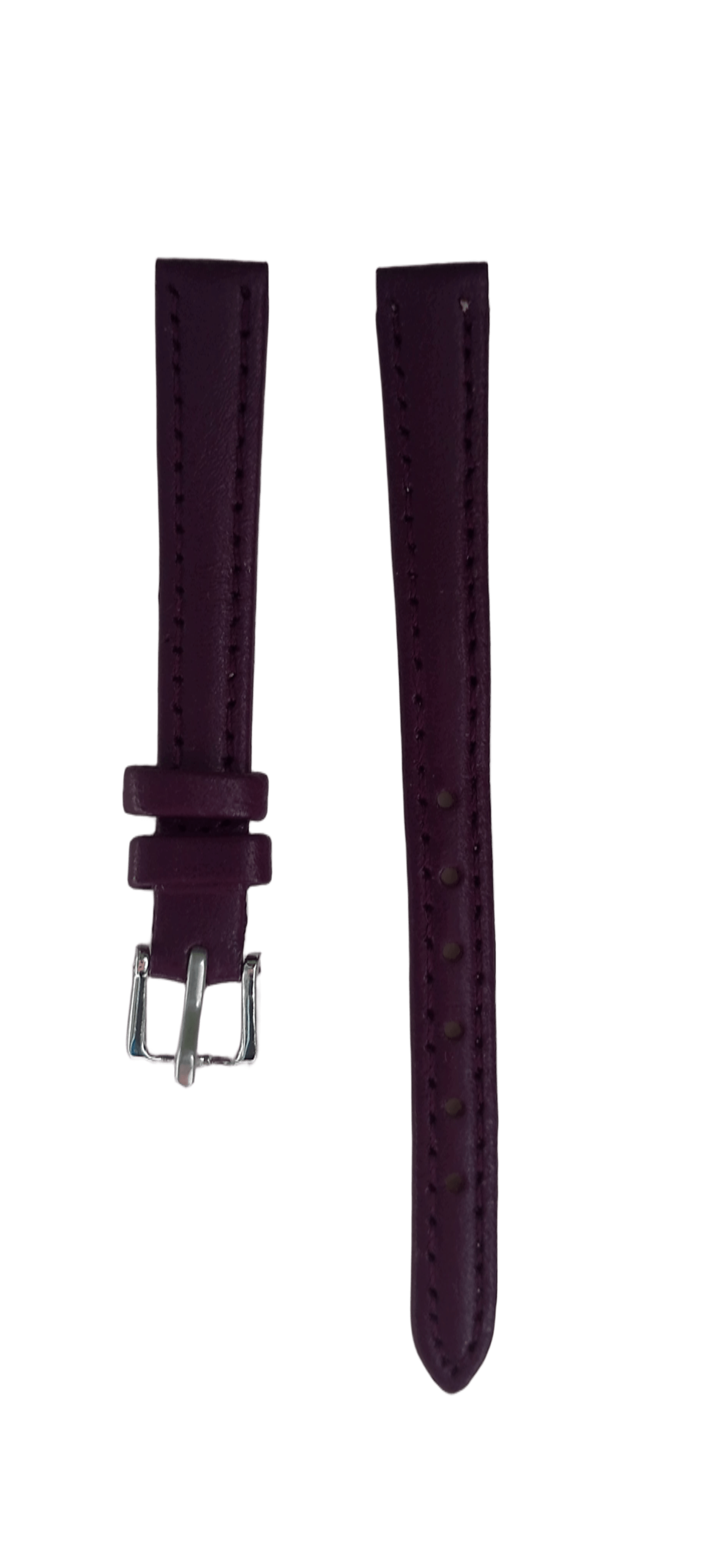 Ремешок для часов кожезаменитель гладкий 10х150 мм Фиолетовый (421С)