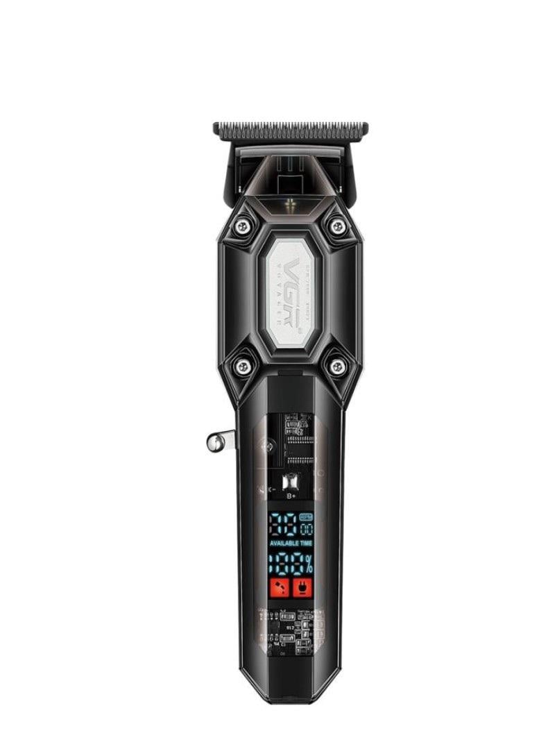 Машинка для стрижки аккумуляторная VGR V900 с дисплеем и насадками (34964254)