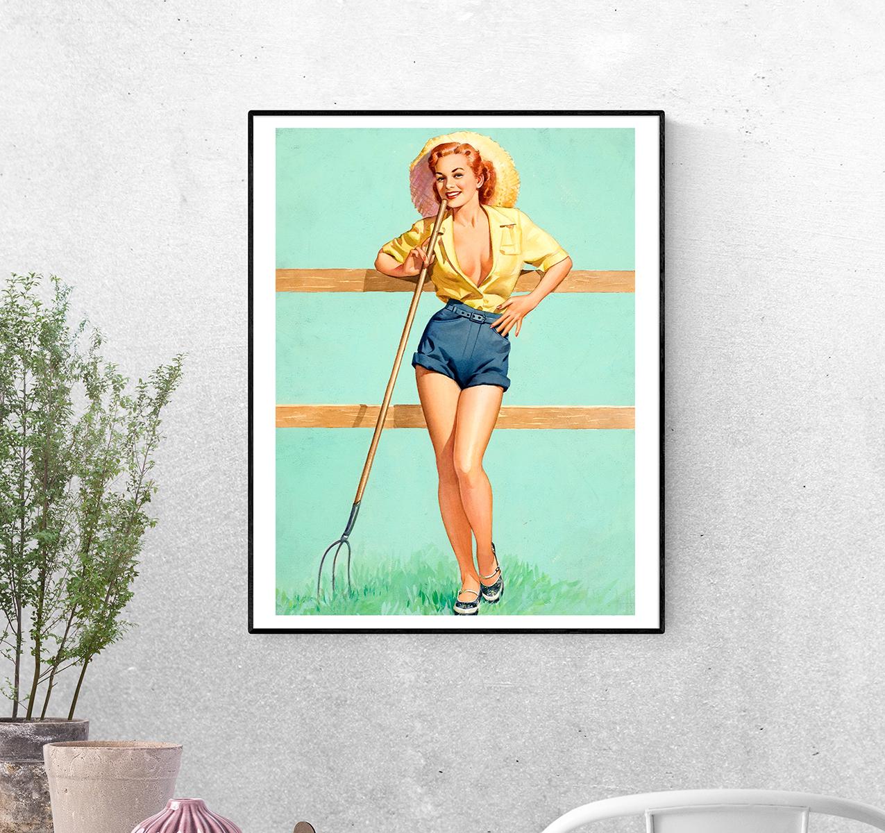 Постер Это не сено. Перл Фруш формат А-3 (pin_up010263_Poster)