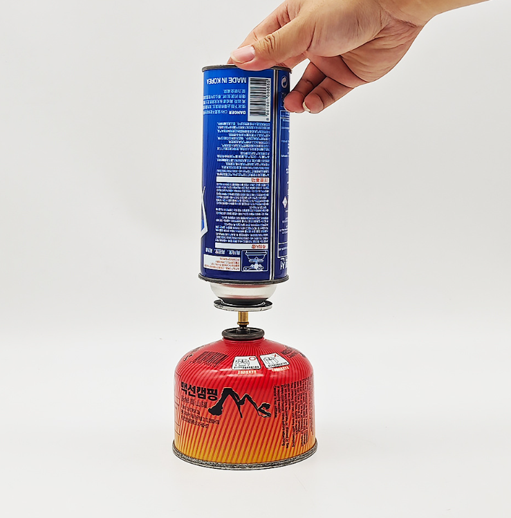 Переходник-адаптер GS-04 для заправки резьбовых и цанговых газовых баллонов реверсный (8044) - фото 3 Переходник-адаптер GS-04 для заправки резьбовых и цанговых газовых баллонов реверсный (8044) - фото 3