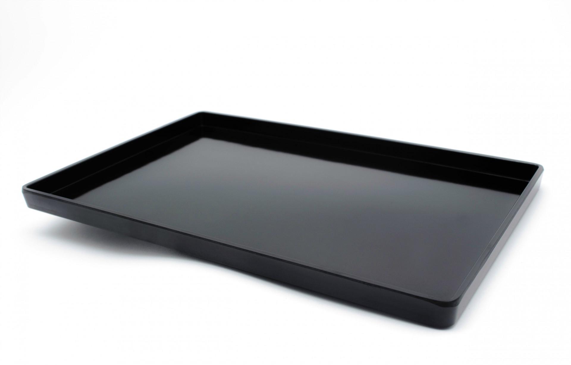 Поднос для подачи One Chef прямоугольный меламин 33,8х22,4х2 см Черный - фото 4 Поднос для подачи One Chef прямоугольный меламин 33,8х22,4х2 см Черный - фото 4