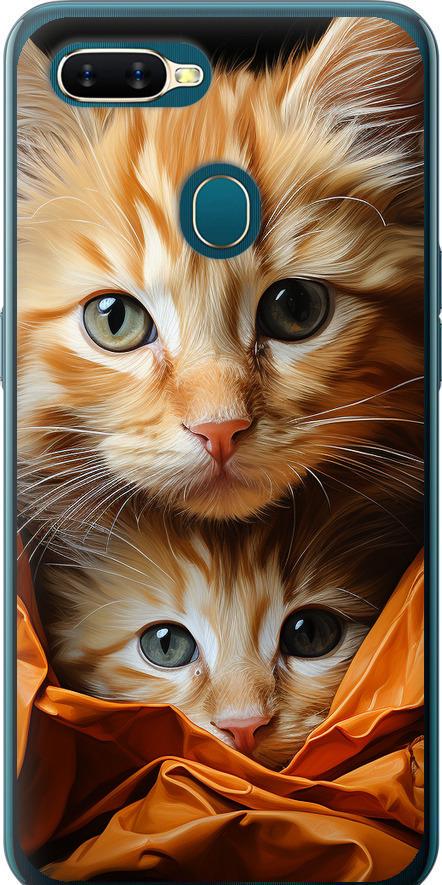 Чехол на Oppo A12 Котики 2 (5664u-2557-42517)