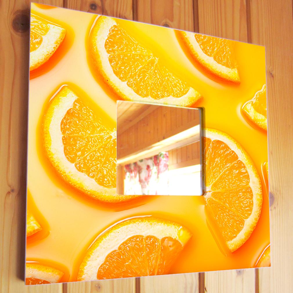 Зеркало декоративное с апельсинами 260х260 мм (M04150) Зеркало декоративное с апельсинами 260х260 мм (M04150)