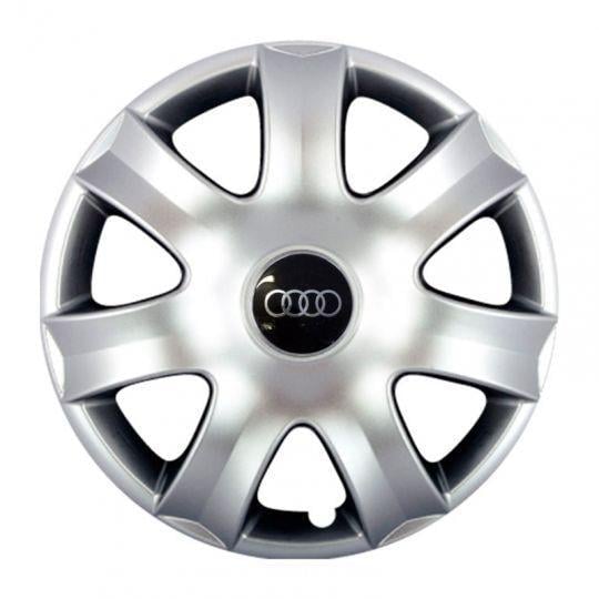 Автомобильные колпаки SKS 223 R14 с логотипом Audi 4 шт. Серебристый