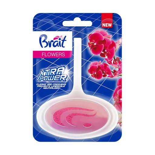 Туалетный блок для унитаза Brait Flowers подвесной 40 г