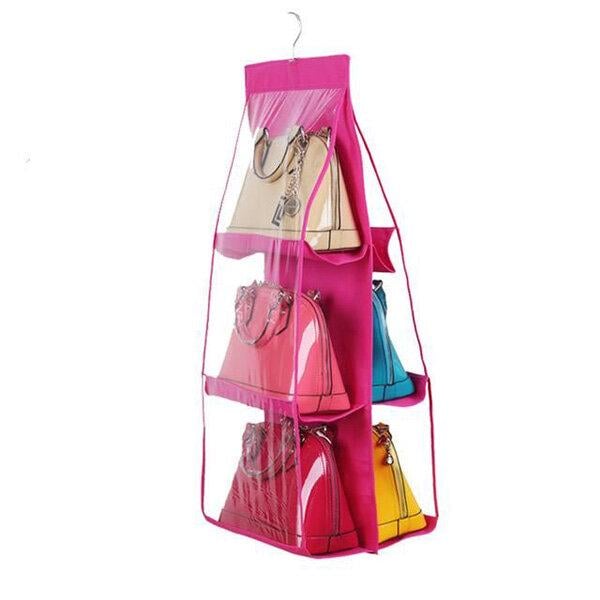 Подвесной органайзер для сумок Hanging Purse Organizer Розовый (7dee4d40)