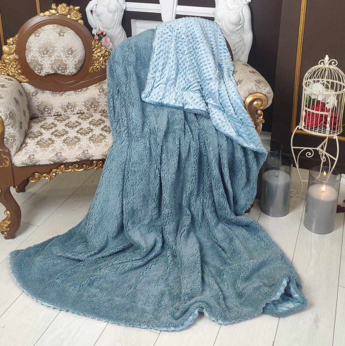 Хутряне покривало Koloco Кулька Тіфані 200х230 (141308) - фото 3 Хутряне покривало Koloco Кулька Тіфані 200х230 (141308) - фото 3