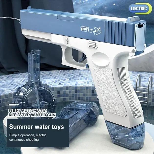 Пістолет водяний Glock water gun з акумулятором та великий магазин електричний (409-3) - фото 9