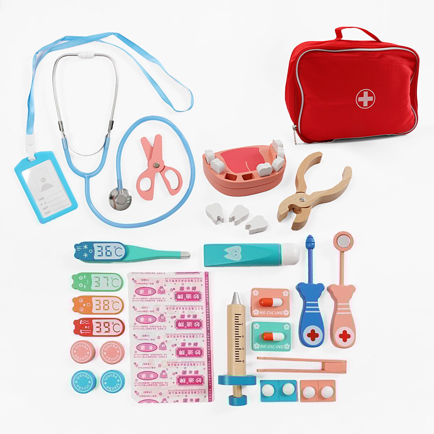Дерев'яний набір лікаря С 73287 (23865)