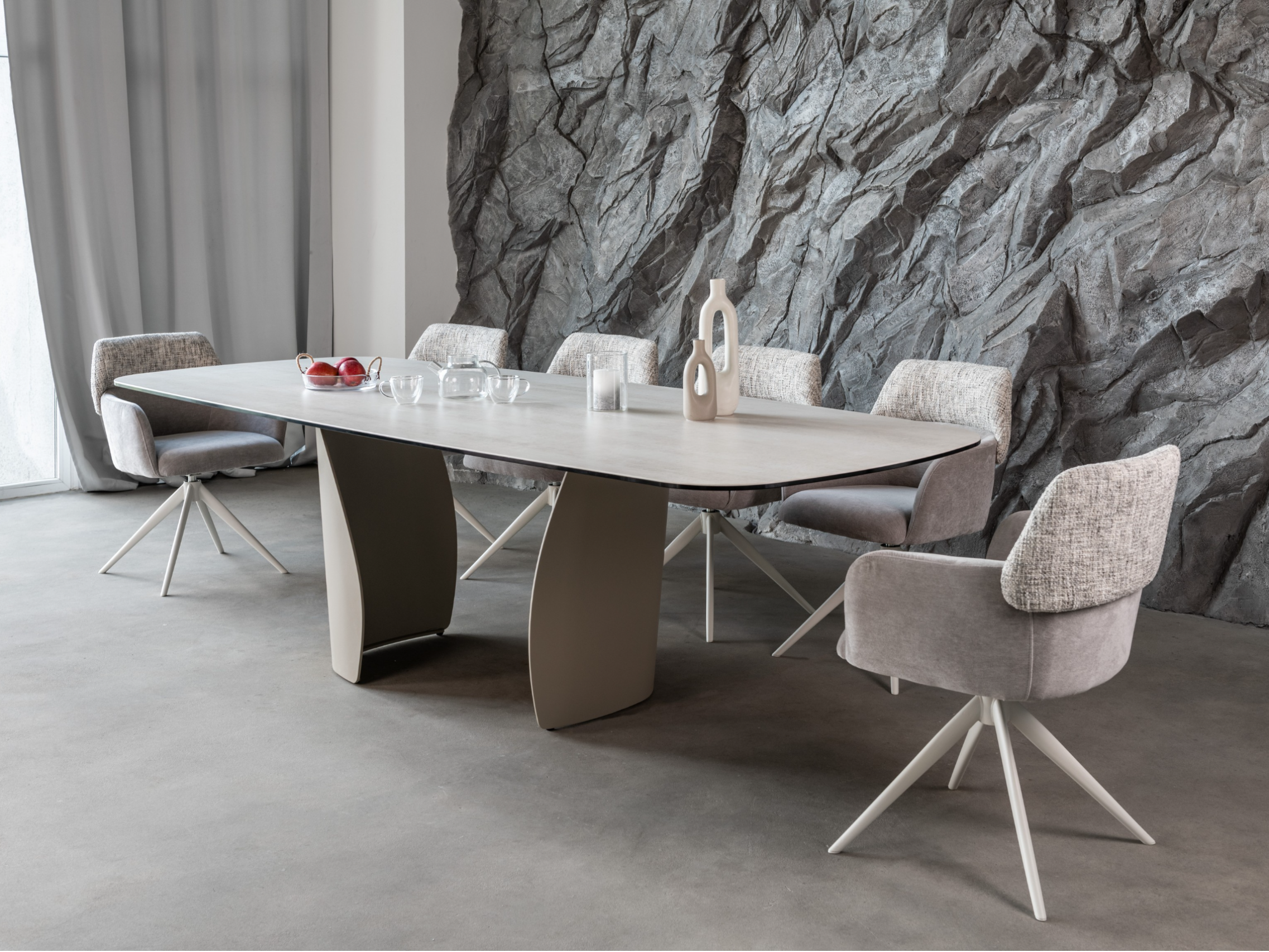 Стіл керамічний обідній Паола Ветро 2800/1100/760 мм Сендвейв/Бежевий (TML-1265) - фото 3 Стіл керамічний обідній Паола Ветро 2800/1100/760 мм Сендвейв/Бежевий (TML-1265) - фото 3