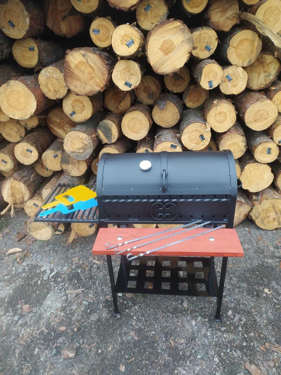 Мангал-барбекю дачний сталь 4 мм на 12 шампурів (1785687424) - фото 11 Мангал-барбекю дачний сталь 4 мм на 12 шампурів (1785687424) - фото 11