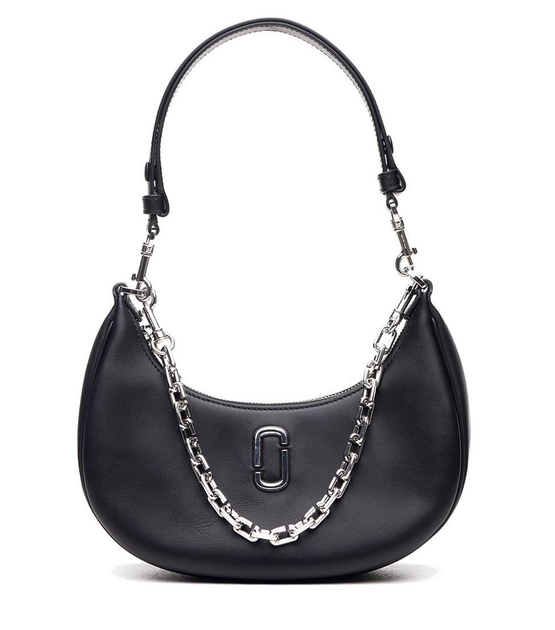 Сумка Marc Jacobs The Curve Leather Shoulder Bag black