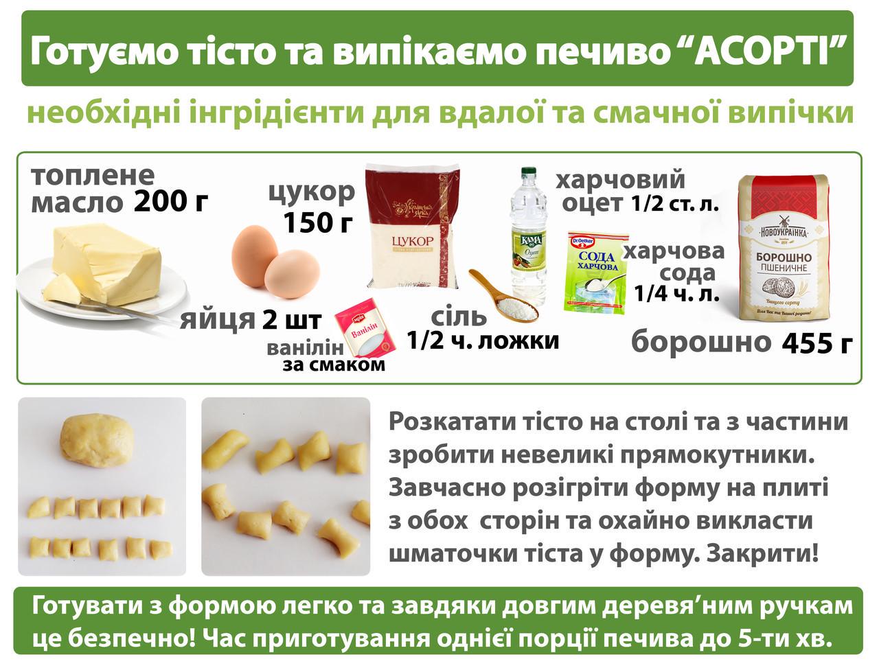 Форма для выпечки печенья Corby Ассорти 12 половинок (1232588868) - фото 7