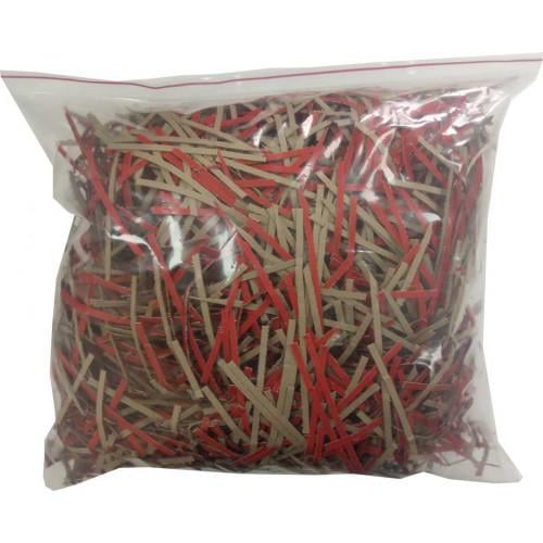 Різаний гофрокартон 1000 г Червоний (3173)