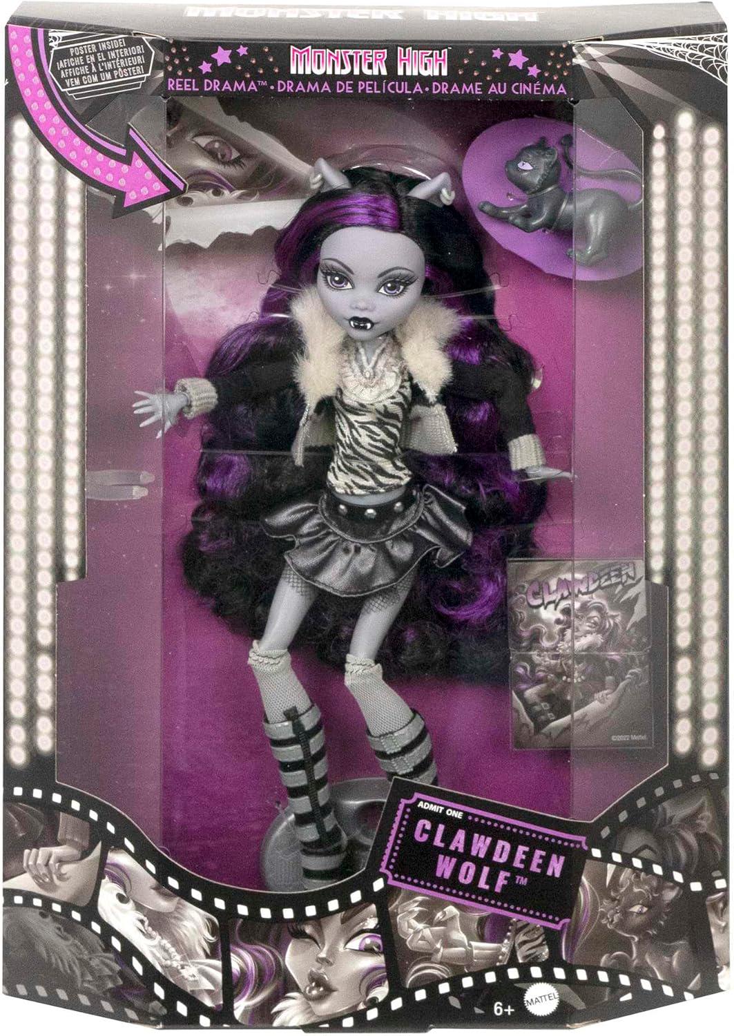 Кукла Monster High Clawdeen Wolf Reel Drama Doll (29844738) Кукла Monster High Clawdeen Wolf Reel Drama Doll (29844738)