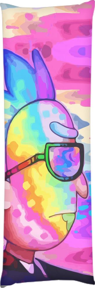 Подушка дакимакура Rick and Morty Retro Style 3 50x150 см (13549307)