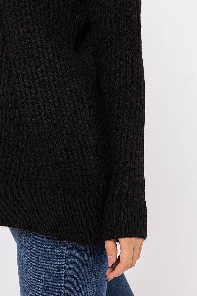 Джемпер женский р. 46 Черный (SKT000854107) - фото 2 Джемпер женский р. 46 Черный (SKT000854107) - фото 2