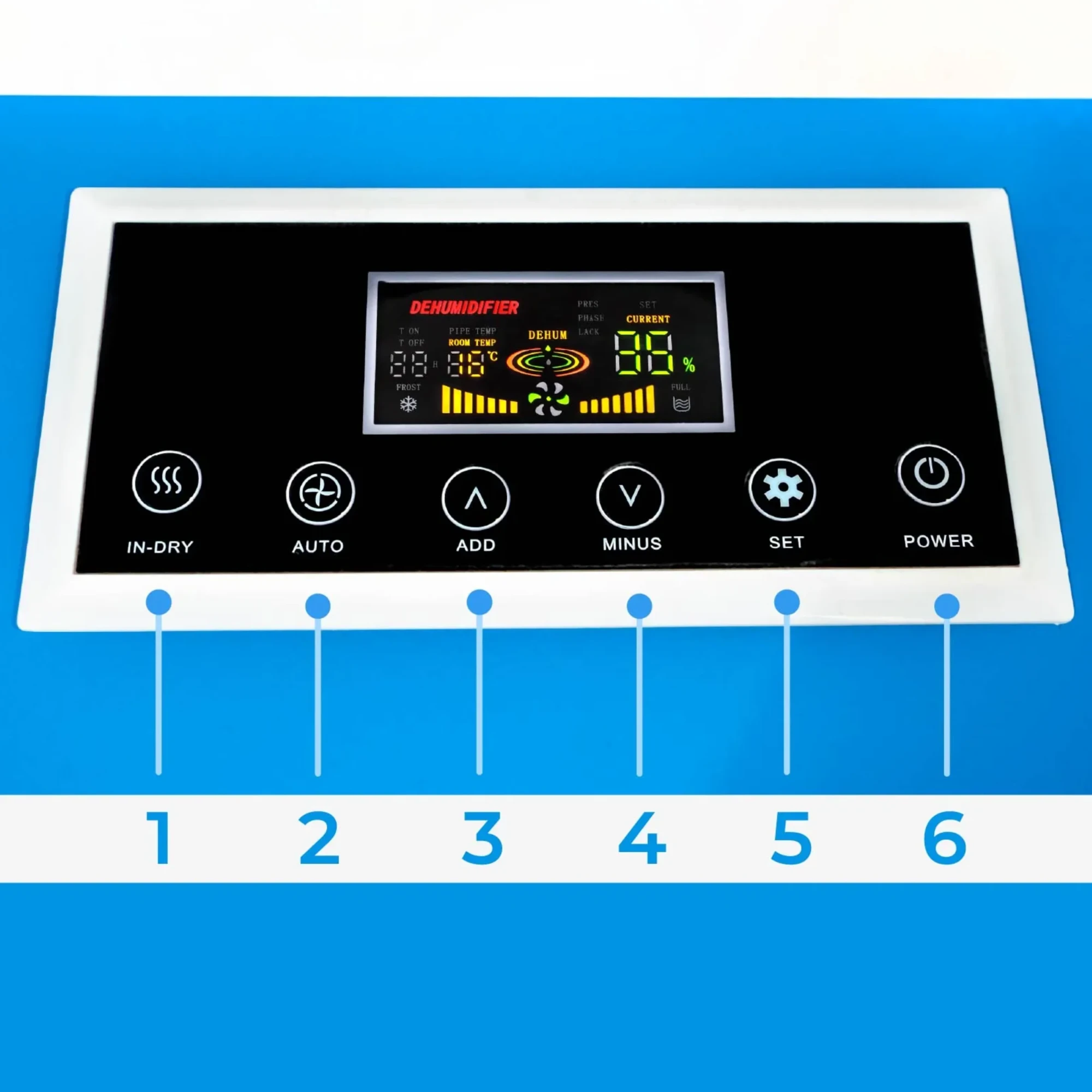 Осушувач повітря Hexwelt HW-50L (442578) - фото 2 Осушувач повітря Hexwelt HW-50L (442578) - фото 2