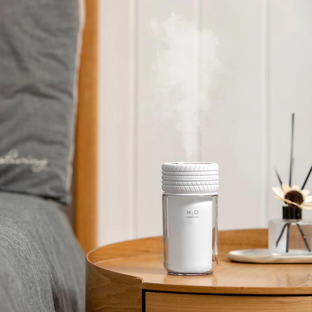 Аромадифузор-увлажнитель воздуха Humidifier Tire H2O с LED подсветкой 250 мл (MR-2451) - фото 3 Аромадифузор-увлажнитель воздуха Humidifier Tire H2O с LED подсветкой 250 мл (MR-2451) - фото 3