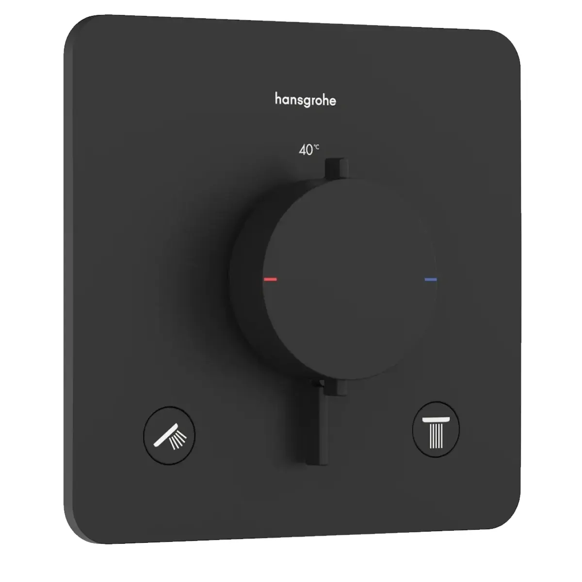 Смеситель для душа Hansgrohe Ecostat Comfort Q термостатический Черный матовый (33713670)