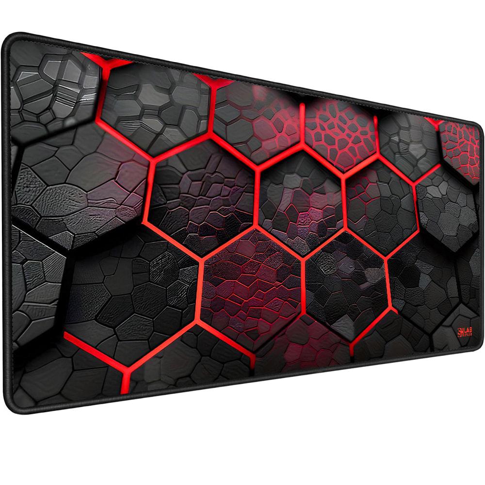 Игровая поверхность SHLab Red Hexagons SHM-962 70x30 см (37880)