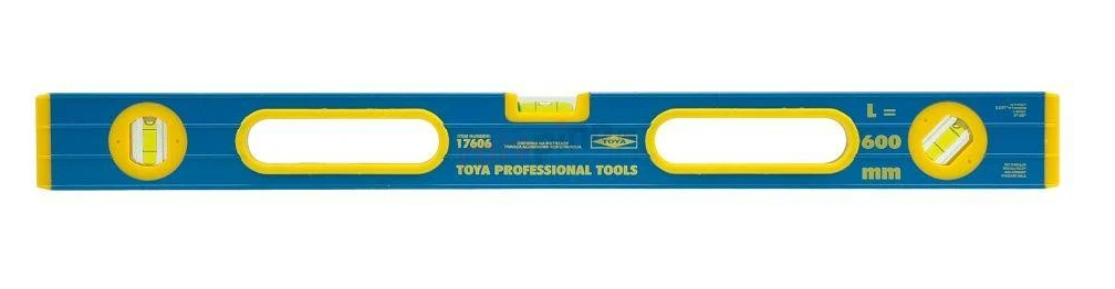 Рівень VOREL алюмінієвий 120 см 3 вічка (1569431182)