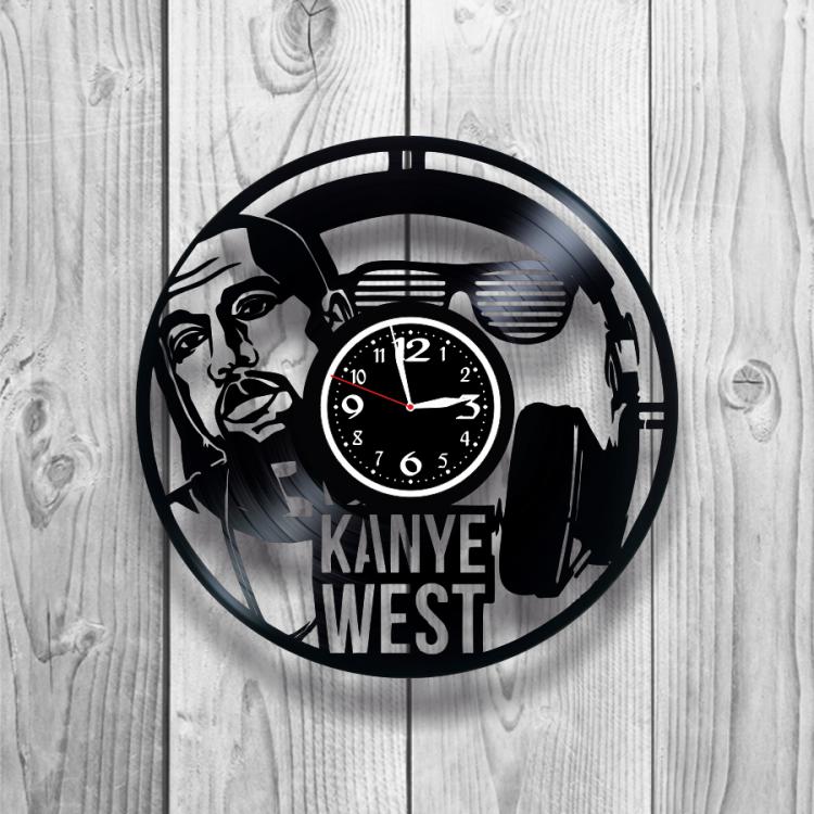 Часы настенные Kanye West 0312 из виниловой пластинки