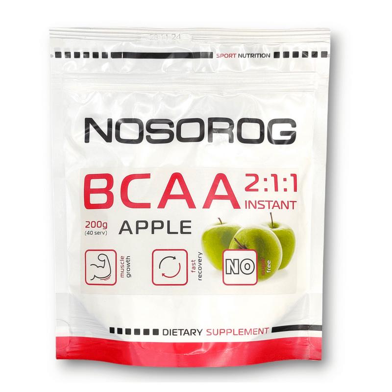Аминокислоты Nosorog BCAA 2:1:1 Instant 200 г Апельсин