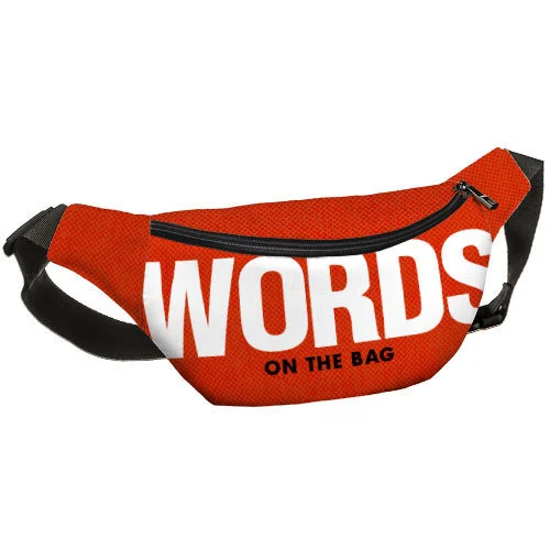Сумка-бананка через плечо и пояс Presentville Bumbag Words 27х16 см (BB_18J042_BL_BL) Сумка-бананка через плечо и пояс Presentville Bumbag Words 27х16 см (BB_18J042_BL_BL)