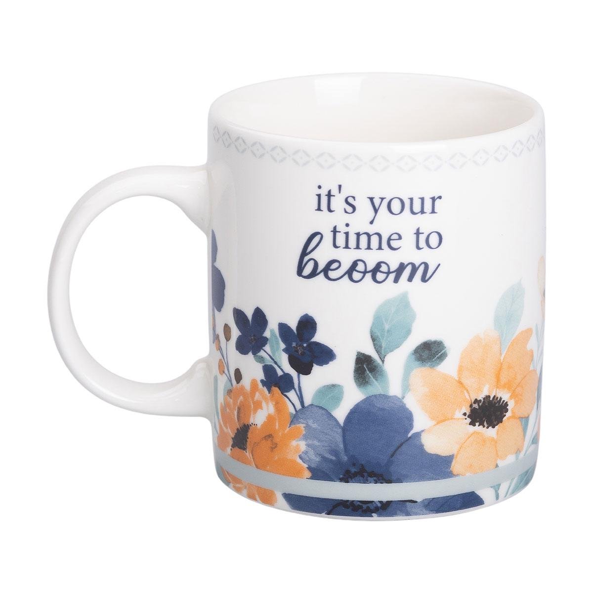 Чашка керамическая Light House с цветочным принтом для чая и кофе 400 мл (LG-20175)