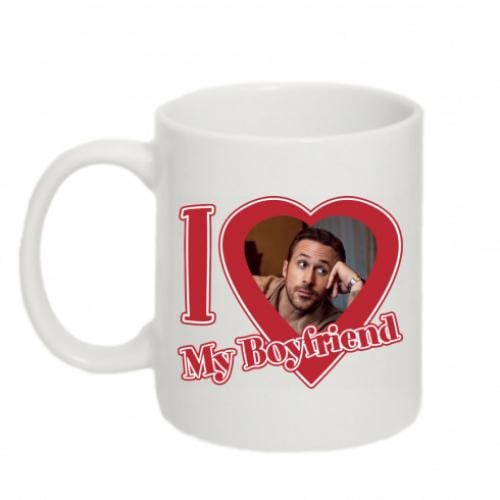 Чашка керамическая My boyfrend Ryan Gosling 320 мл Белый (16063845-1-195429)