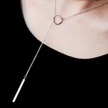 Серебряное колье Классик - фото 2 Серебряное колье Классик - фото 2