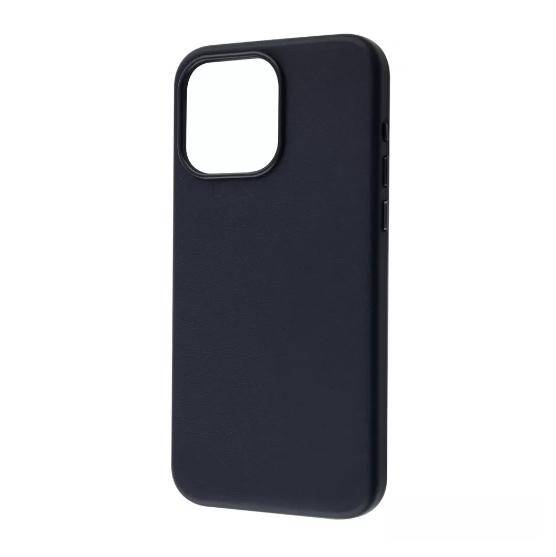 Чехол-накладка для телефона WAVE Premium Leather Edition Case with Magnetic Ring - iPhone 15 Pro Max midnight (512290807)
