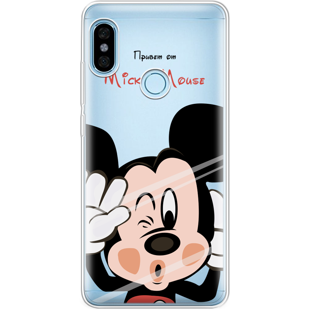 Чохол BoxFace Xiaomi Redmi Note 5 / Note 5 Pro Mister M Прозорий силікон (32971-cc58-32971)