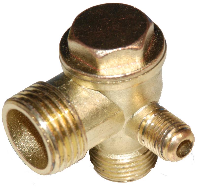 Клапан компресора зворотний D різьба 10 мм 16х21 мм 60 г (комп009) Клапан компресора зворотний D різьба 10 мм 16х21 мм 60 г (комп009)