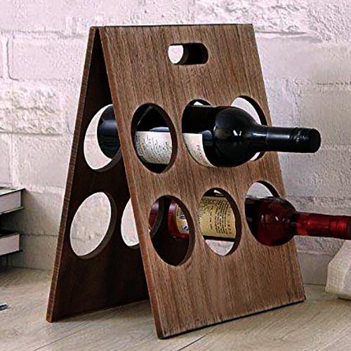 Полка для вина настольная Бандад Сепия (Впс-002008)