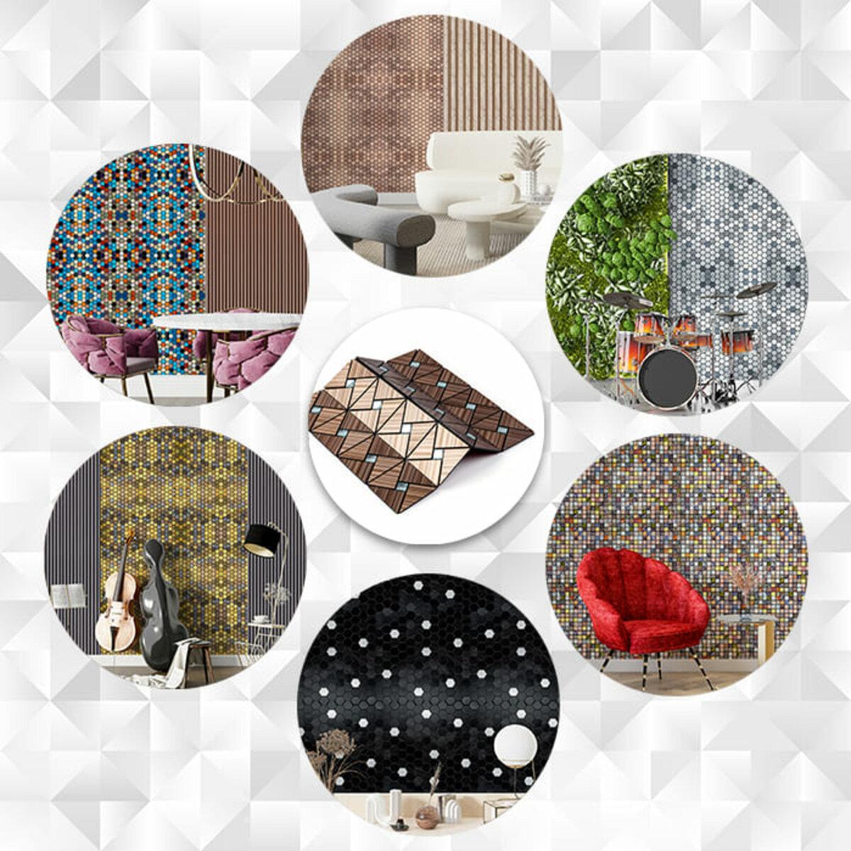 Плитка алюмінієва самоклеюча 300х300х3 мм Бронза (SW-00001927) - фото 6