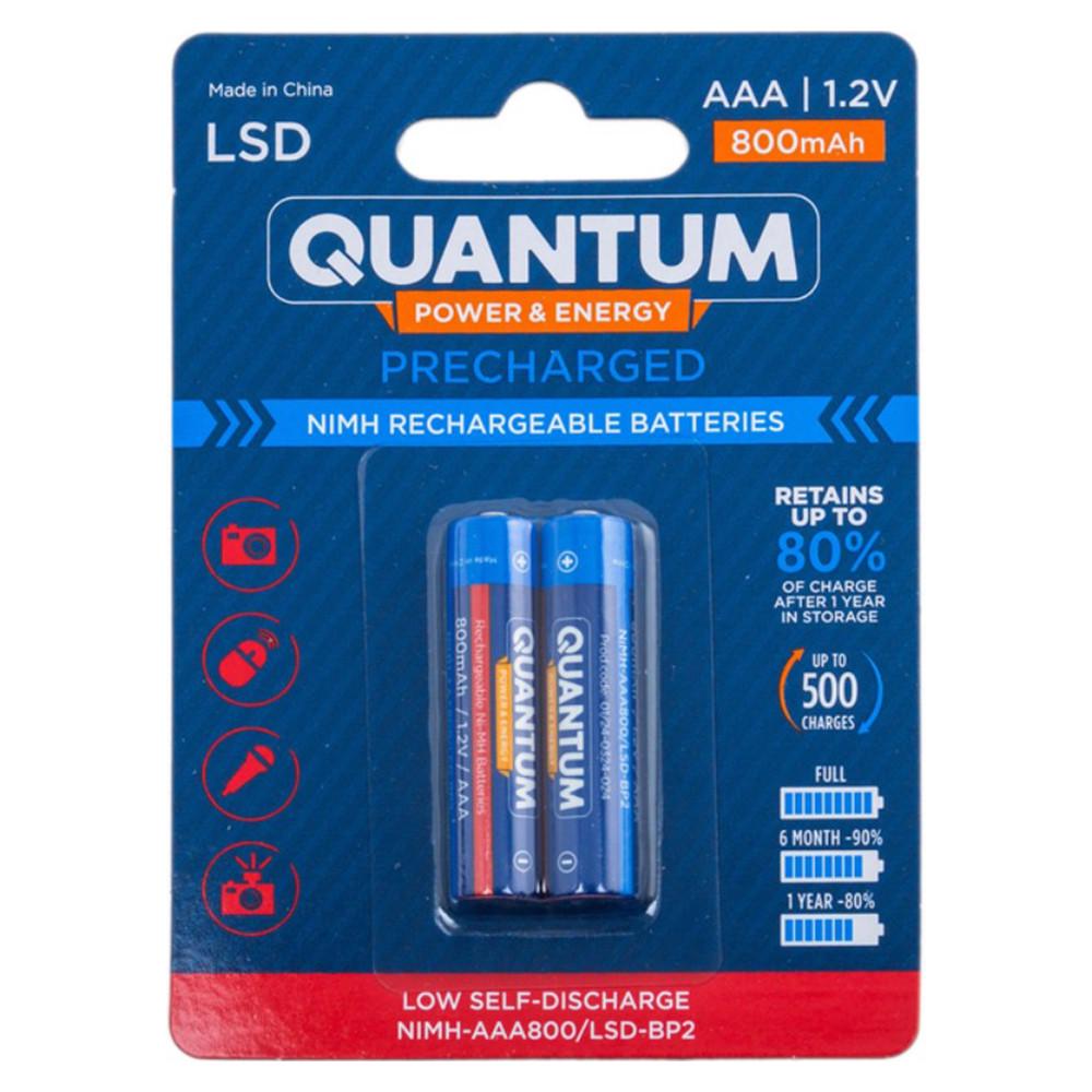 Аккумулятор Quantum Ni-MH с низким саморазрядом LSD 2 шт. 800 mAh AAA