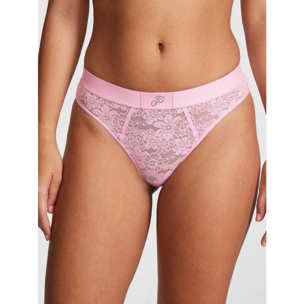 Трусики жіночі Victoria's Secret WINK LOGO HIGH-CUT BRAZILIAN XS Рожевий (2288688441)