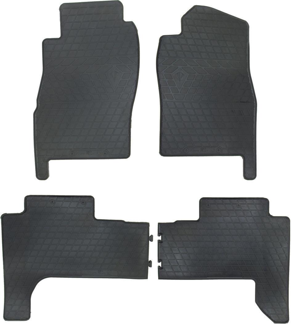 Коврики автомобильные в салон Stingray Nissan Patrol Y61 с 97-13 г.в. 4 шт. Черный (15293043)
