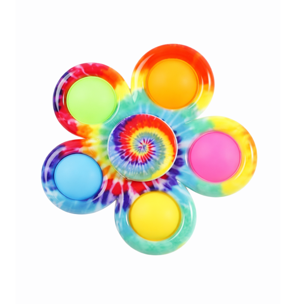 Фиджет-спинер Pop it 2в1 Радужный (3000004045)