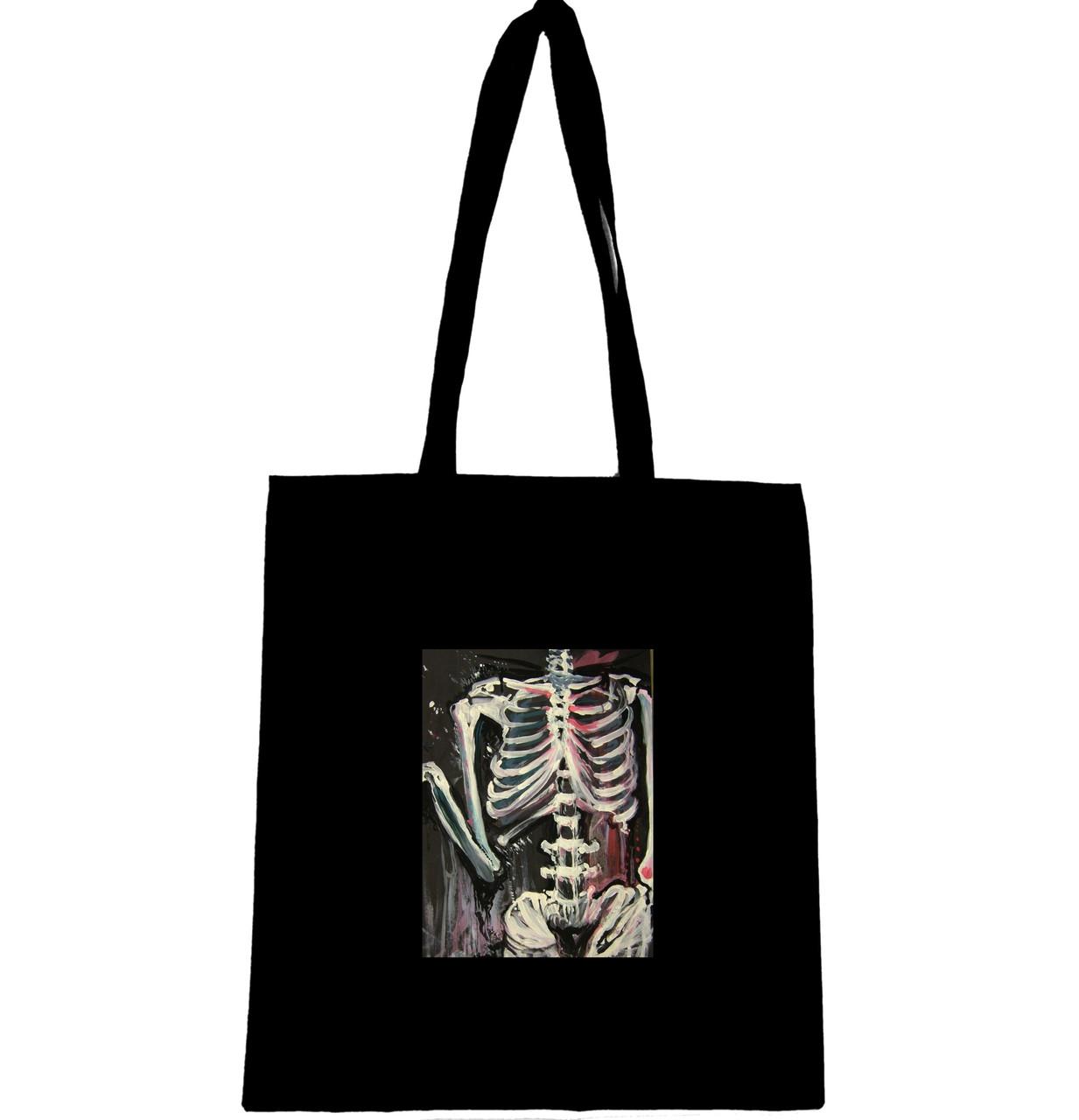 Эко-сумка с принтом Скелет (370) Эко-сумка с принтом Скелет (370)