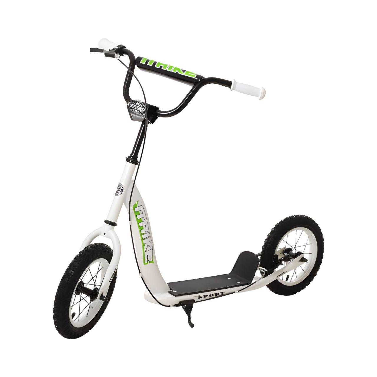 Самокат городской SR 2-043-1-W для взрослых стальная рама/ручной тормоз/колеса 12" Белый (25994293)