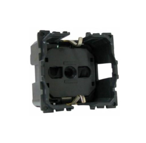 Механизм розетки электрической Schuko Legrand Celiane 40x40 мм Черный (067161)